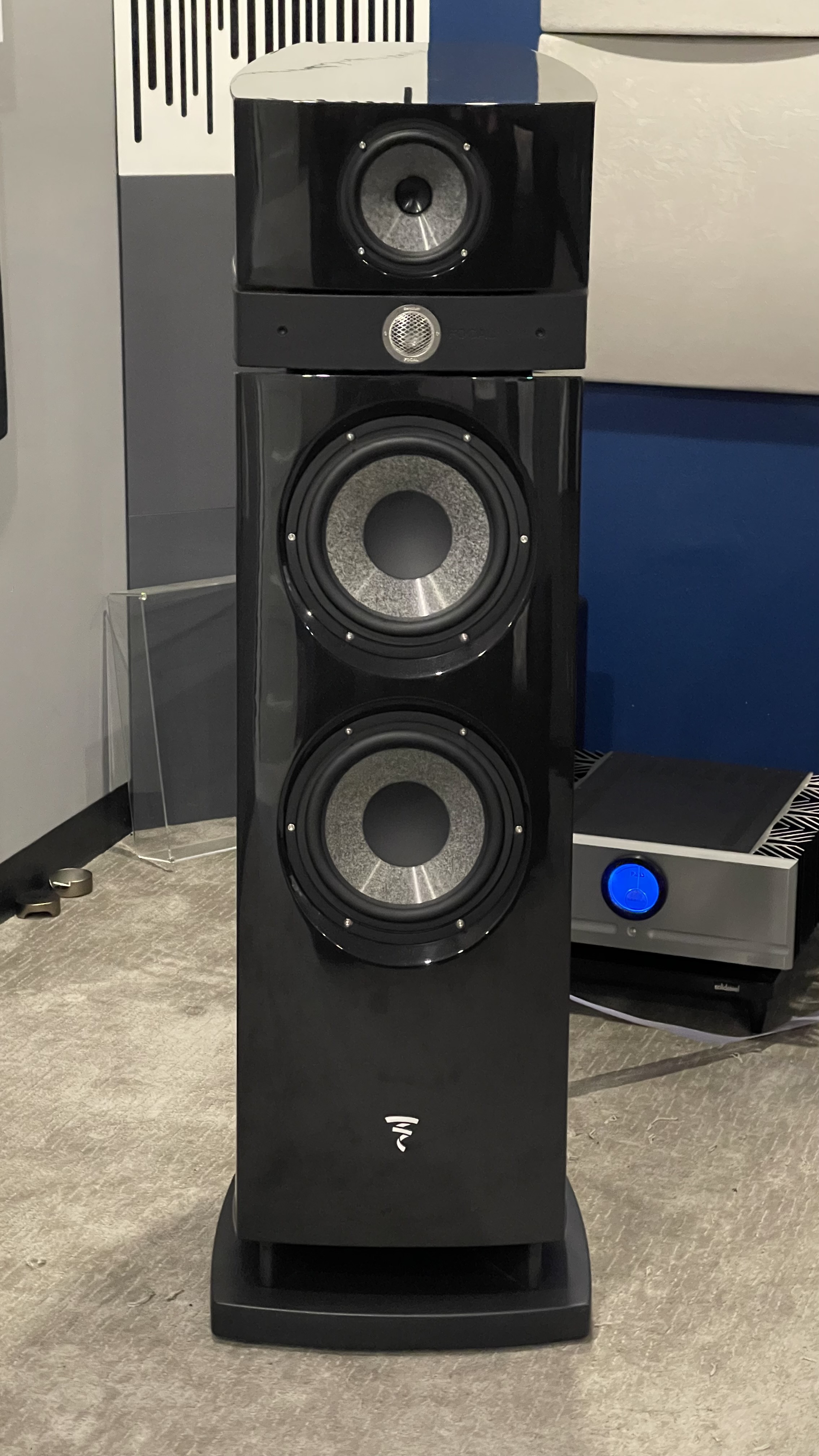 Left speaker from above