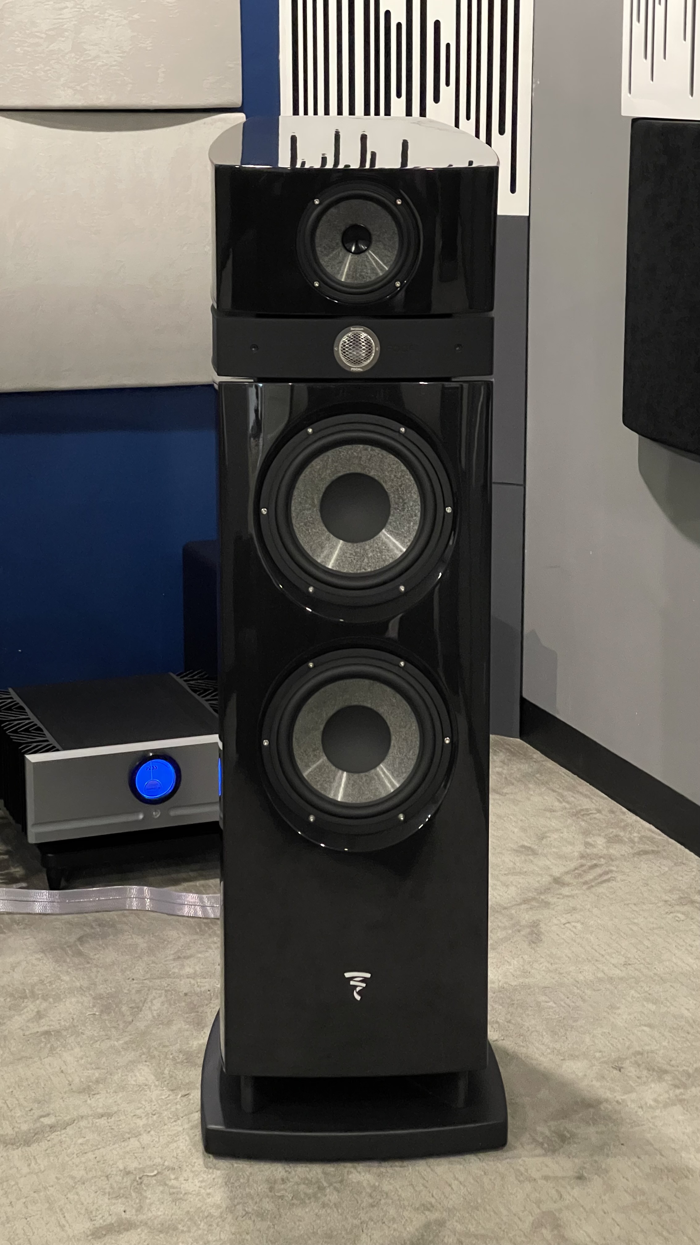 Right speaker from above