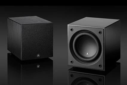 JL Audio Dominion d110 10-inch powered subwoofer in gloss black