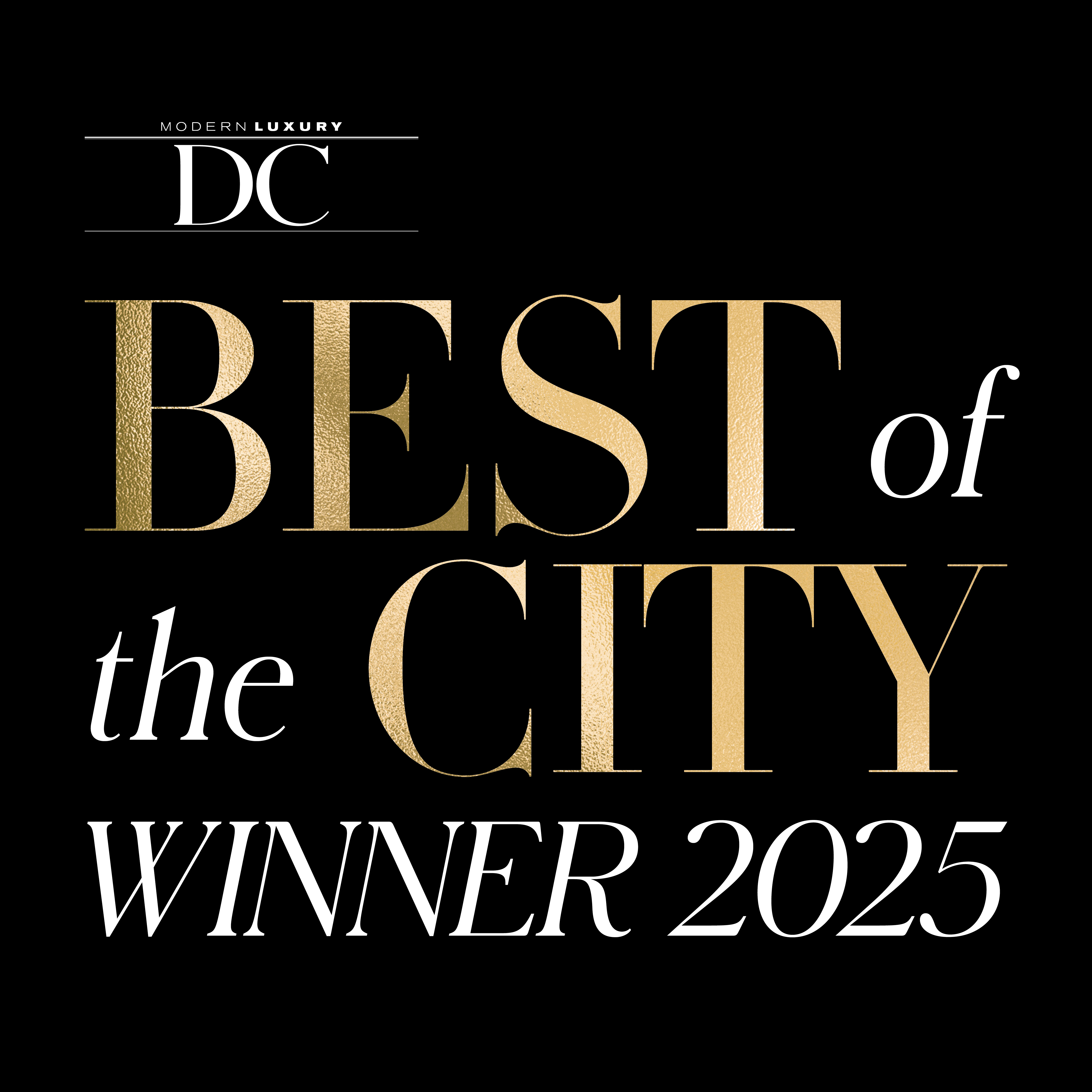 Award from Modern Luxe
